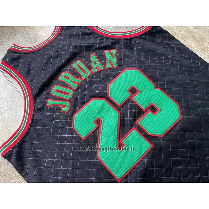 Maglia Chicago Bulls Michael Jordan #23 Mitchell & Ness 1997-98 Nero